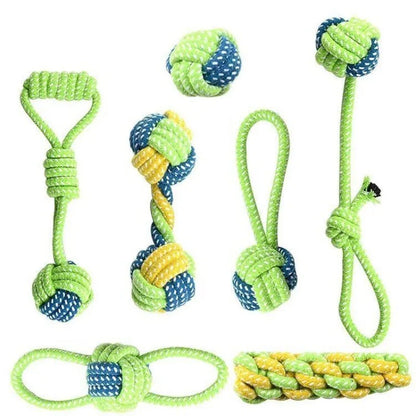 Dog Rope Chew Toy – Interactive Cotton Rope Toy for Dogs