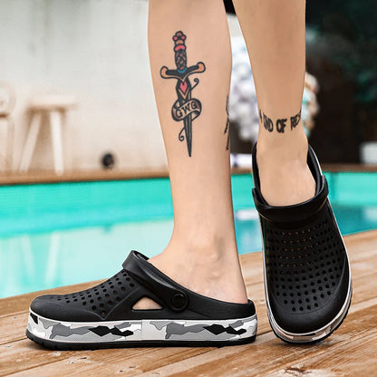 Men's Clog Sandals – Lightweight Breathable Hole Shoes