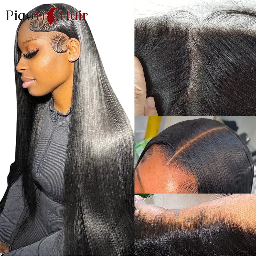 Frontal Only 13x6 Straight 13x4 Hd Lace Brazilian Human Hair Preplucked 4x4 5x5 6x6 Transparent 2x6