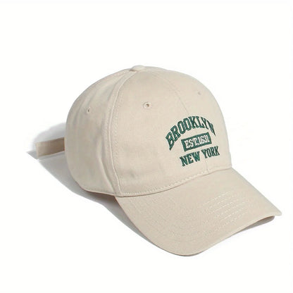 Brooklyn New York Embroidered Baseball Cap – Unisex Snapback