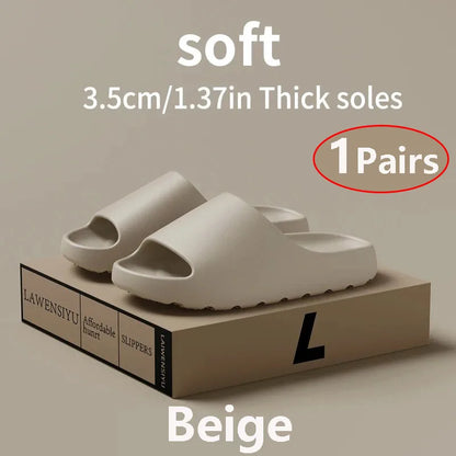 EVA Cloud Slippers – Thick Sole Non-Slip Slides for Men & Women