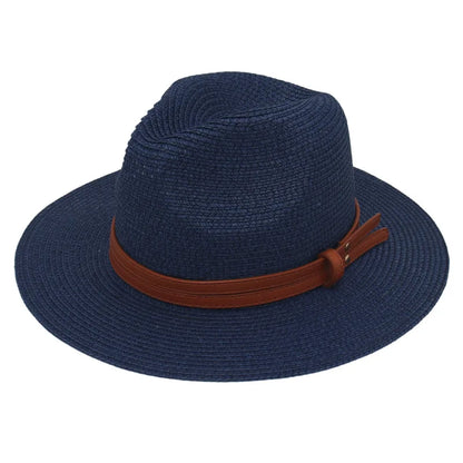 Panama Straw Sun Hat – Unisex Wide Brim Beach & Summer Hat