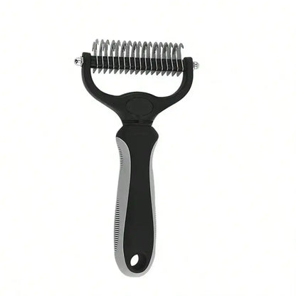 Double-Sided Pet Dematting Comb - Dog & Cat Grooming Brush
