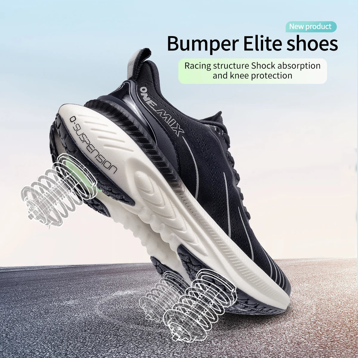 ONEMIX Cushioning Running Shoes – O-Suspension Unisex Sneakers