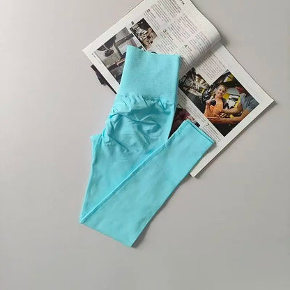 Seamless High-Waist Scrunch Butt Yoga Leggings