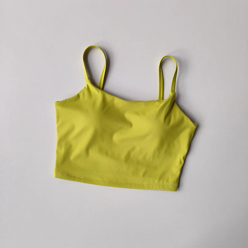 Women's Push-Up Sports Bra with Fixed Removable Pads
