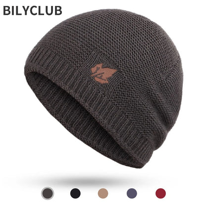 Winter Knit Beanie Hat Fleece Lined Warm Skull Cap Unisex