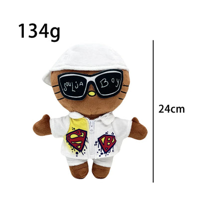 Hip-Hop Cat Plush Toy Doll – Rapper Style Stuffed Animal