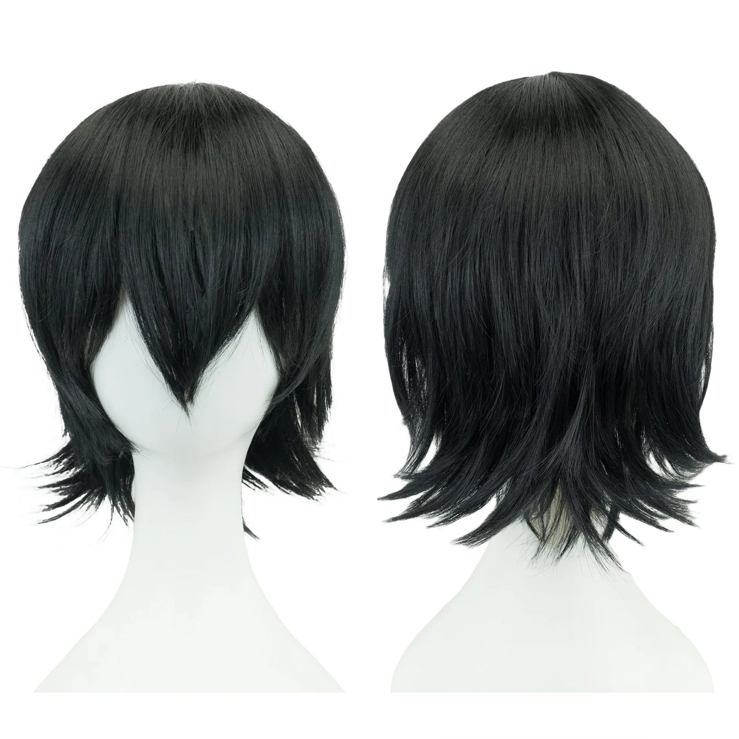 12-Inch Short Cosplay Bob Wig – Multi-Color Synthetic Hair