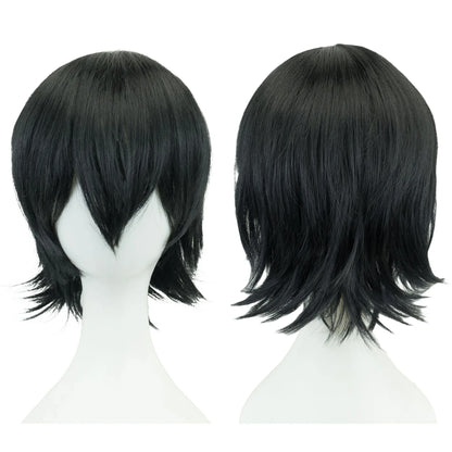 12-Inch Short Cosplay Bob Wig – Multi-Color Synthetic Hair