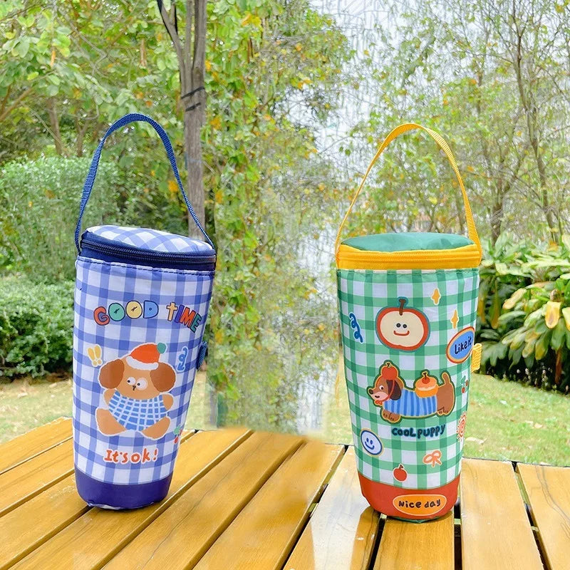 Insulated Cup Carrier Tote Bag – Portable Drink Holder with Handle
