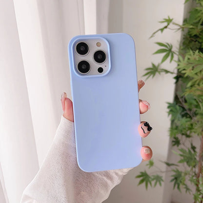 Luxury Candy Color Silicone Soft Case Iphone 16 15 14 13 12 Pro Max Plus Mini Matte Ultra Thin Cover