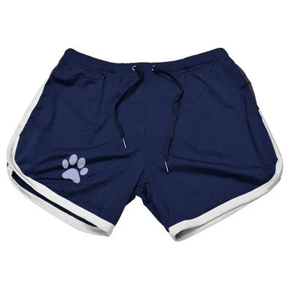 Men's Mesh Running Shorts Breathable Gym Fitness Short Pants