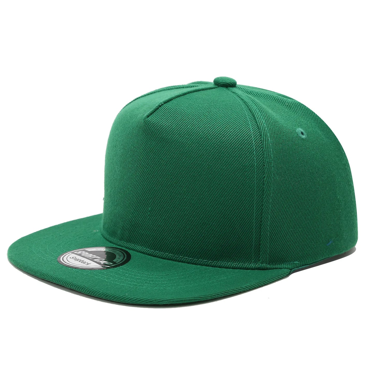 Snapback Baseball Cap Solid Color Unisex Hip Hop Hat