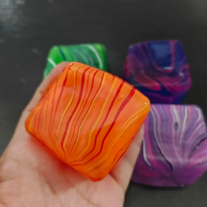 Stress Relief Squeeze Cube – Gel-Filled Slow Rebound Sensory Toy