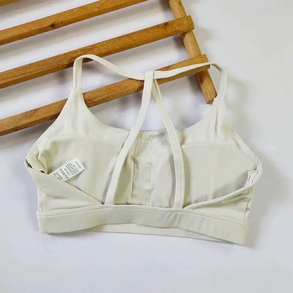 Women's Sports Bra – Open Back Halter Neck Yoga Fitness Bra