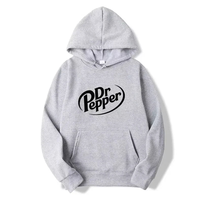 Vintage Soda Graphic Hoodie Casual Fleece Streetwear Pullover