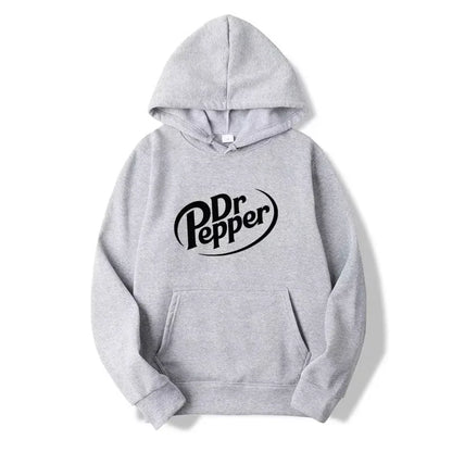 Vintage Soda Graphic Hoodie Casual Fleece Streetwear Pullover