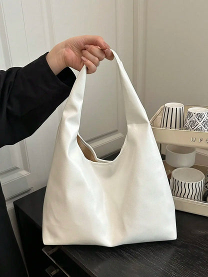 Large Capacity Woven Texture Women's Shoulder Tote Bag – Multifunctional Crossbody Handbag