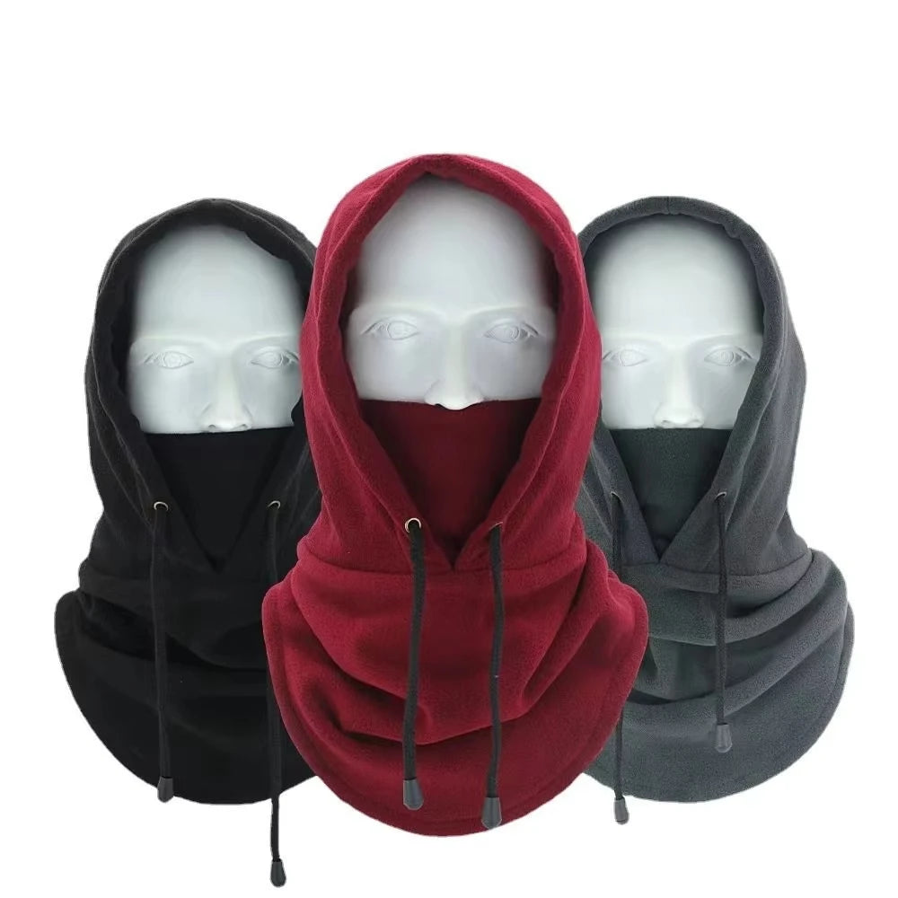 Winter Fleece Balaclava Hood with Face Mask