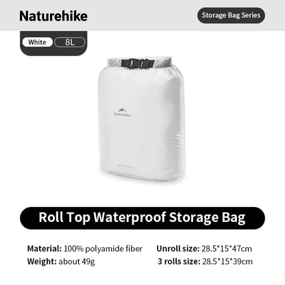 Naturehike Waterproof Dry Bag – Lightweight Roll Top Storage Sack