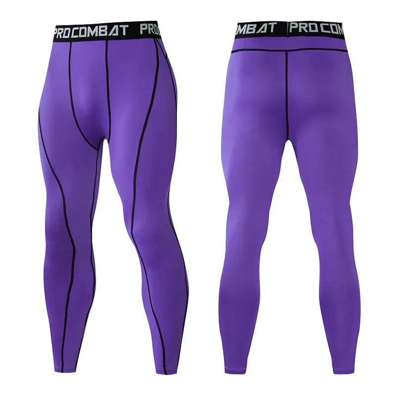 Men's Compression Leggings – Running Workout Tight Pants