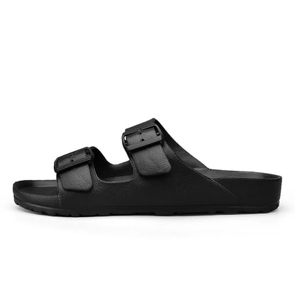 Summer Adjustable Soft Slides Slippers Men Flat Eva Lightweight Anti Slip Size 34-47 48 49