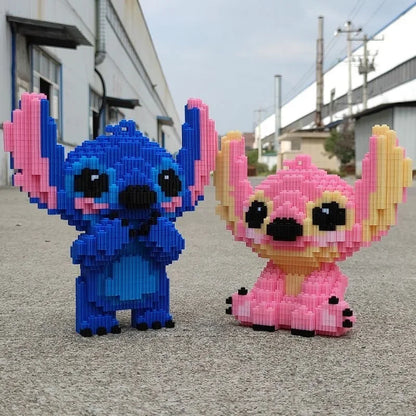 Stitch Mini Building Blocks 3D Model – 21cm DIY Brick Assembly Toy