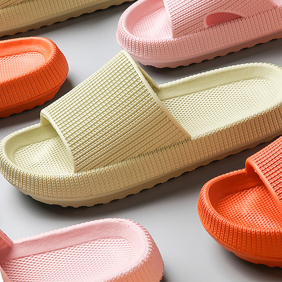 Step Sense Shit Slippers Summer Home Wear Soft-Soled Non-Slip Shoes Eva Simple Men S - Soft