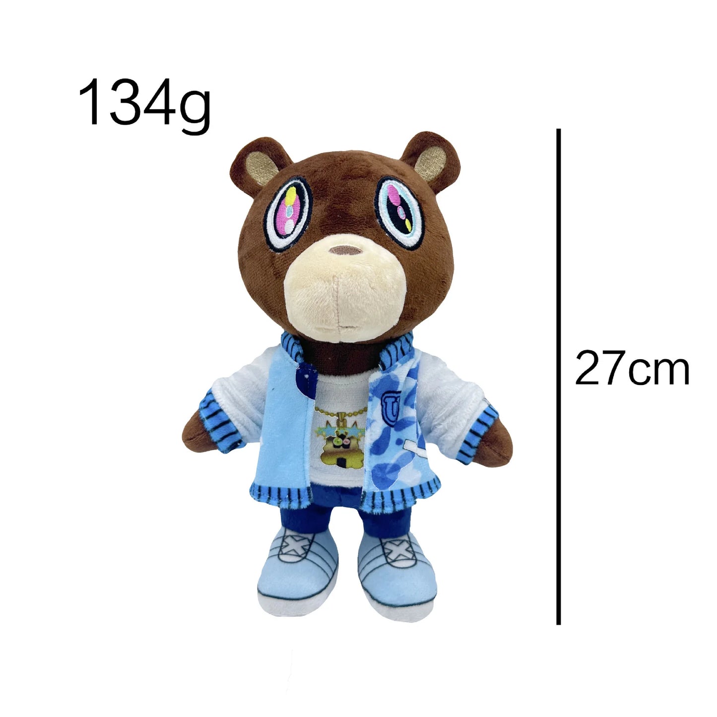 Graduation Bear Plush Toy – Kawaii Dropout Bear Stuffed Animal Doll