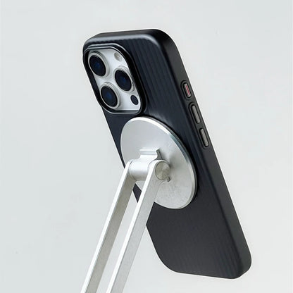 Plating Luggage Stripes Magsafe Phone Case Iphone 18 17 16 15 14 Pro Max Shockproof Wireless Charge