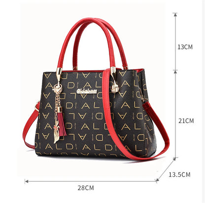PU Leather Tote Handbag for Women – Large Capacity Crossbody Bag