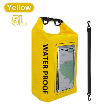 Waterproof Dry Bag with Touch Screen Window – 2L & 5L