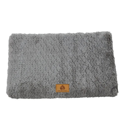 Orthopedic Dog Crate Mat – Washable Faux Fur Pet Bed Pad