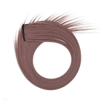 Clip-In Hair Extensions 22 Inch Straight Synthetic – Rainbow Colors