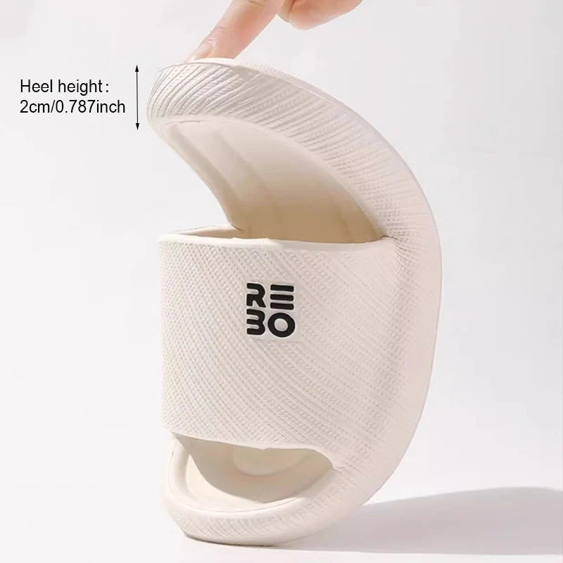 Cloud Slides Slippers – Soft Knit Flat Sandals for Indoor & Outdoor