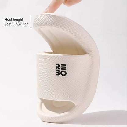 Cloud Slides Slippers – Soft Knit Flat Sandals for Indoor & Outdoor