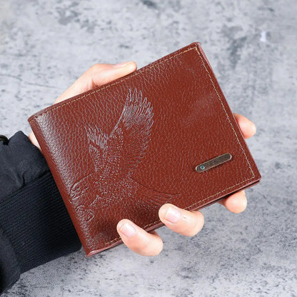 RFID Blocking Men's Slim Bifold Wallet – PU Leather