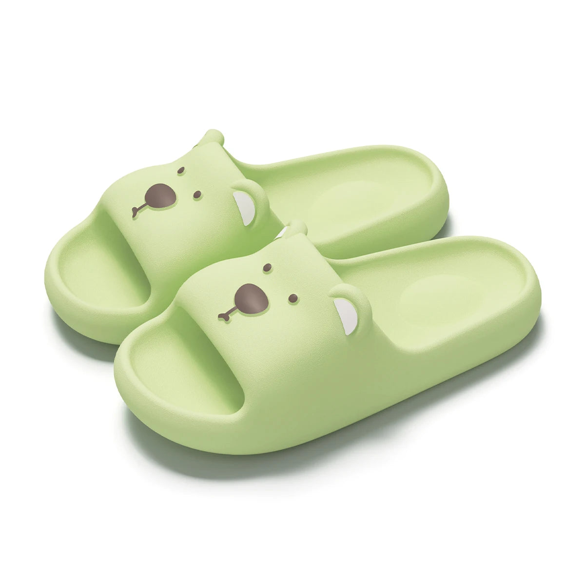 Pillow Rabbit Slippers Women Men House Slides Shower Sandals - Thick