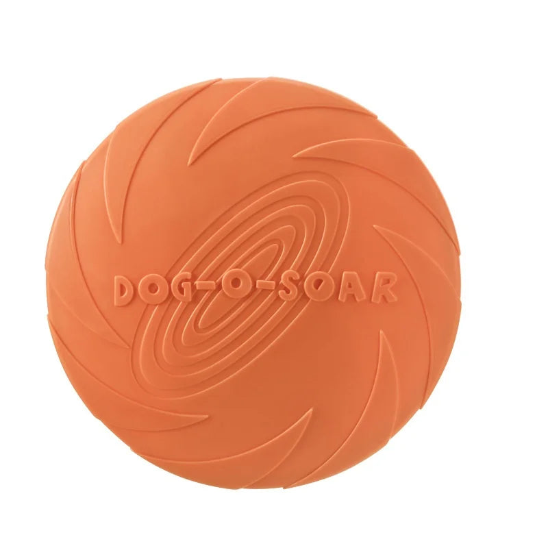 Silicone Dog Frisbee Chew-Resistant Flying Disc Toy