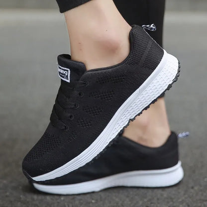 Women's Breathable Mesh Sneakers – Lightweight Walking Shoes