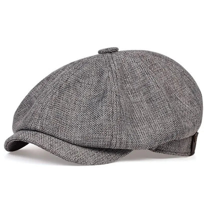 Newsboy Cap – Retro Octagonal Flat Cap for Men & Women