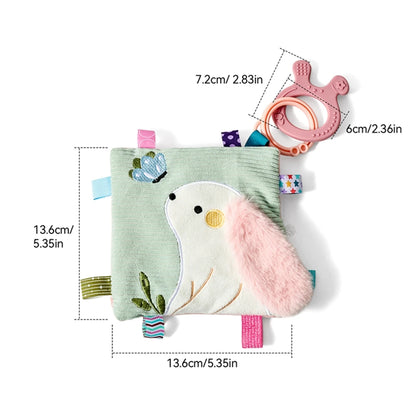 Montessori Baby Busy Box with Sensory Scarves & Cloth Toys