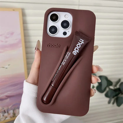 Makeup Brand Lemontini Dopamine Lip Gloss Case Iphone 15 16 17 Promax 12 13 14 Air Pro Max Plus