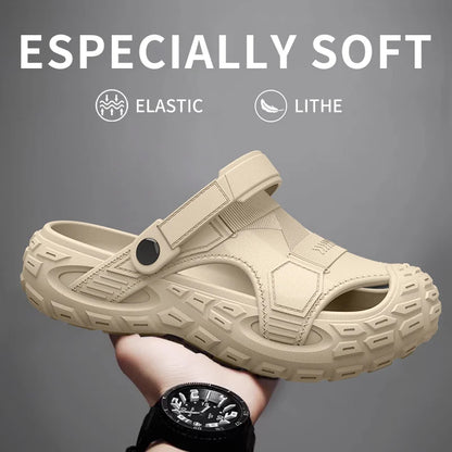 Men's Non-Slip Outdoor Clogs – Lightweight Summer Sandal Shoes