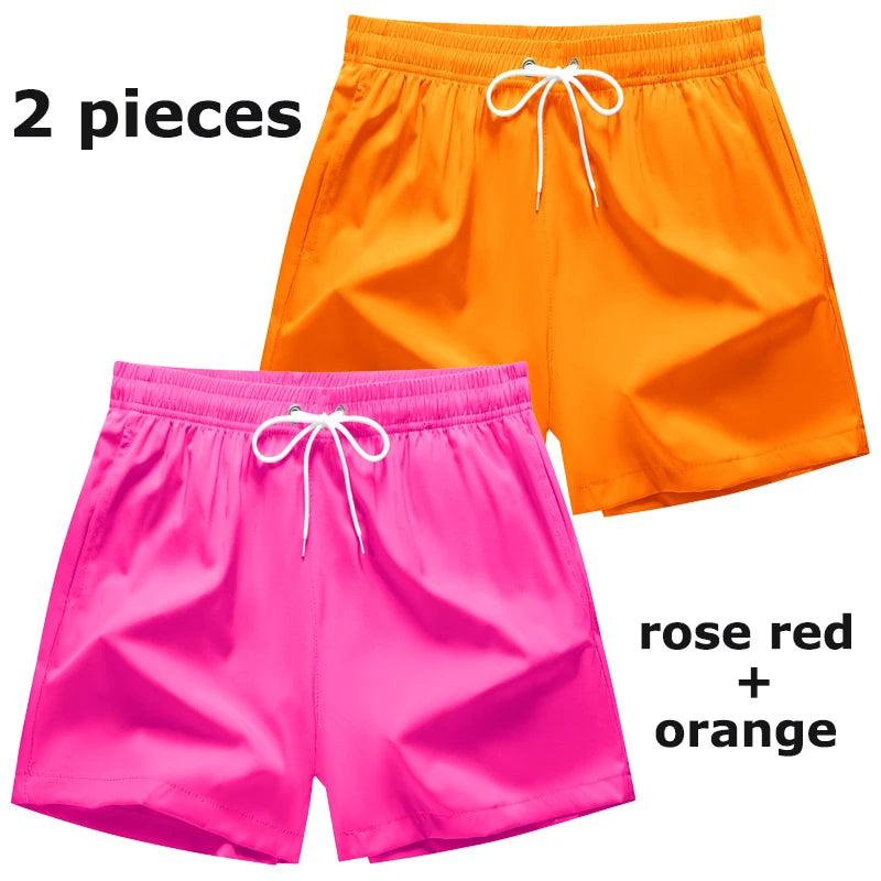 Men's Swim Trunks – Quick Dry Board Shorts with Mesh Lining
