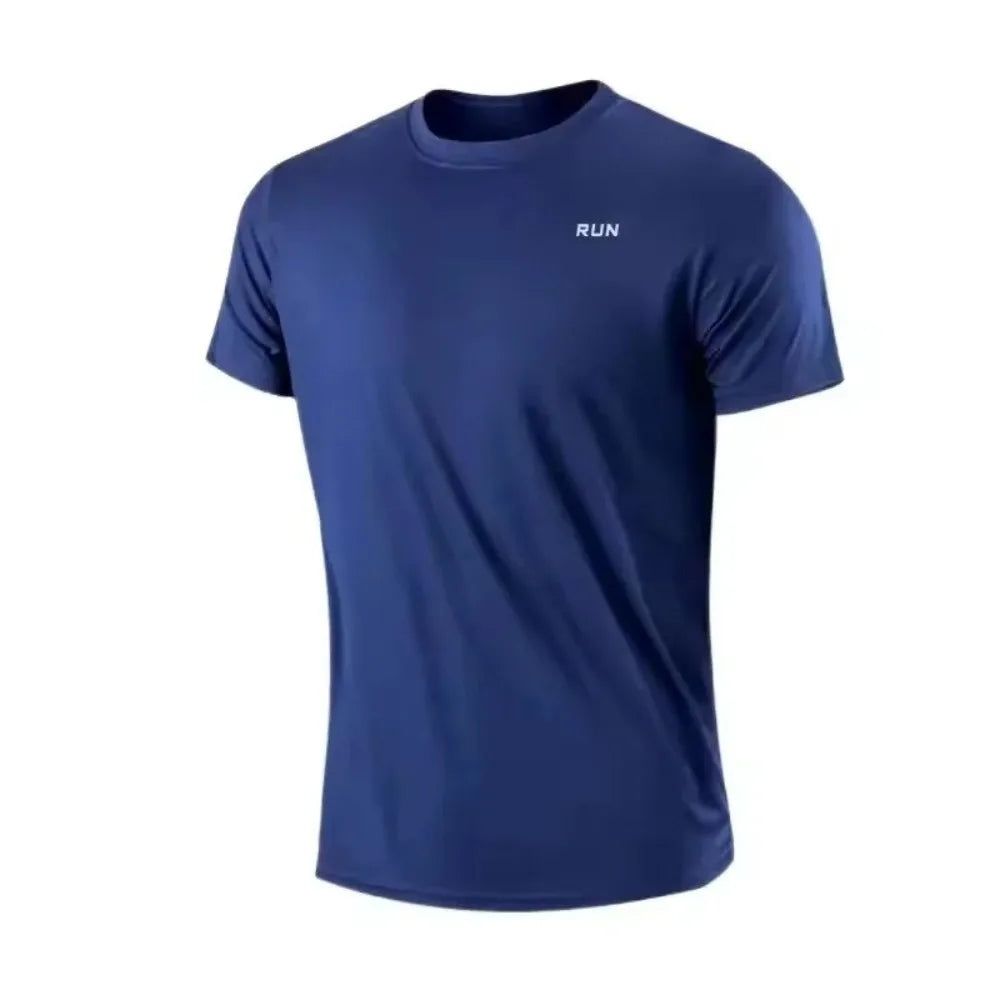 Men's Quick-Dry Running T-Shirt – Lightweight Gym Sports Top