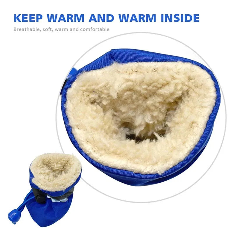 Puppy Shoes – Antiskid Waterproof Soft-Sole Dog Boots (4pcs)