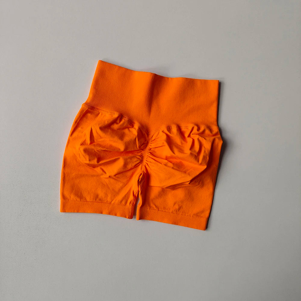 Women's High-Waist Yoga Shorts – Breathable Workout & Running Shorts