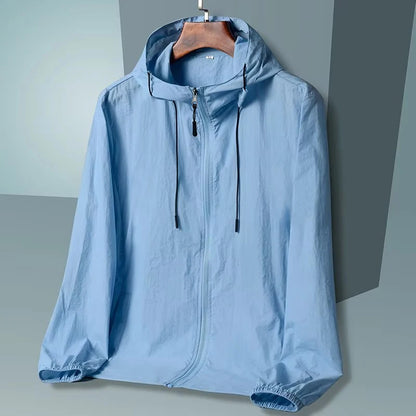 Sun Protection Hooded Jacket – Quick-Dry Lightweight Skin Coat for Men & Women